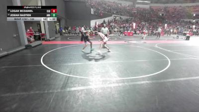 140 lbs Cons. Round 5 - Josiah Bastien, Askren Wrestling Acadamy vs Logan McDaniel, Wrestling Factory