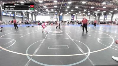 126 lbs Consi Of 8 #1 - Liam Lawler, PA vs Ozias Gray, LA