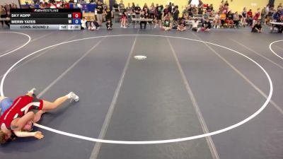 190 lbs Cons. Round 2 - Sky Kopp, ND vs Merin Yates, WI