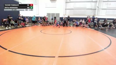 85 lbs Round Robin 1 - Tucker Tominack, Tri State Hammers - YTH vs Rayla Mongosa, Indiana Outlaws - YTH
