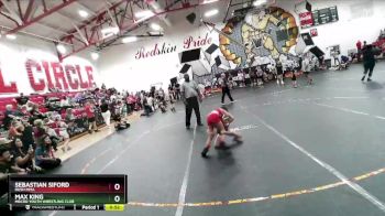 65 lbs Round 1 - Max King, MBCRD Youth Wrestling Club vs Sebastian Siford, Rush MMA