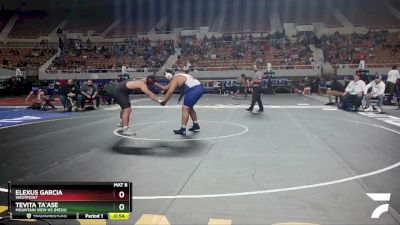 D1-285 lbs Cons. Round 2 - Tevita Ta`ase, Mountain View Hs (Mesa) vs Elexus Garcia, Westpoint