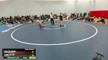 120 lbs Cons. Round 2 - Cade Miller, Shoshoni vs Taylor Engel, Scottsbluff Girls