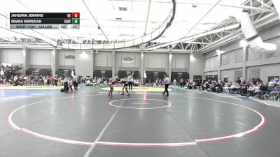 126 lbs Consi Of 16 #2 - Jahzara Jenkins, Bristol Central vs Maria Emirzian, Canton