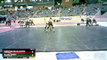 113 lbs Quarterfinal - Blaine Kimery, South Oldham vs Christian Delos Santos, John Hardin