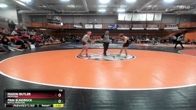 113 lbs Cons. Round 5 - Mason Butler, Fruitland vs Finn Bundrock, Battle Mountain