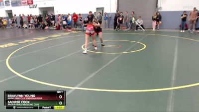 136 lbs 1st Place Match - Saoirse Cook, Anchor Kings Wrestling Club vs Braylynn Young, Nikiski Freestyle Wrestling Club