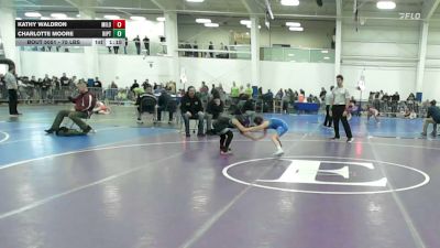 75 lbs Semifinal - Kathy Waldron, Milo WC vs Charlotte Moore, Riptide WC