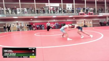 152 lbs Cons. Round 3 - Crew Searle, Skyline High School vs Mac Hall, West Jefferson