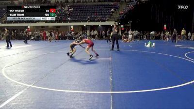 80 lbs 1st Place Match - Ian Weber, Ringers vs Liam Thom, Pursuit Wrestling Minnesota