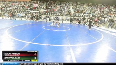 69 lbs Quarterfinal - Hartleigh Block, Team Real Life Wrestling vs Skylar Morrow, White River Hornets WC