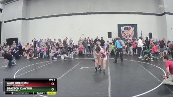 82 lbs Semifinal - Braxton Clayton, Byrnes Rebels vs Wade Goldman, Ninety Six Wildcats