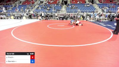 138 lbs Rnd Of 128 - Jude Finch, IL vs Jaydin Barreto, NJ