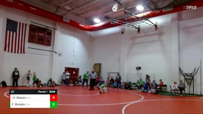 67 lbs Semifinal - Henry Riesen, East Noble TUF vs Forest Brooks, Contenders Wrestling Academy