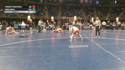 82 lbs Consy 5 - Kenneth Swartzell, Mifflin County vs Reed Smith, Newtown