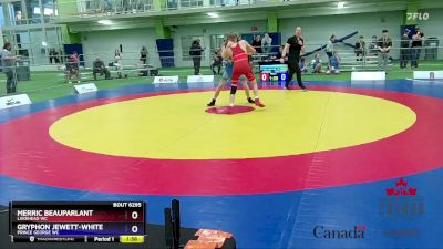 55kg Cons. Semi - Merric BeauParlant, Lakehead WC vs Gryphon Jewett-White, Prince George WC