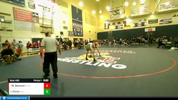 144 lbs 3rd Place Match - Mason Bennett, Cheney vs Isai Perez, Davis