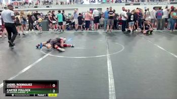 56 lbs Round 2 (6 Team) - Carter Pollock, U2 Upstate Uprising vs Jadiel Rodriguez, Glasgow WA