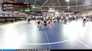 136 lbs Quarterfinal - Eli Esguerra, Ohio vs Cody Baker, Illinois