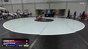 135 lbs Placement Matches (8 Team) - Jasmine Wolfe, Missouri Red vs Celeste Detoles, Utah