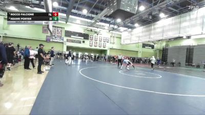 132 lbs Cons. Round 3 - Rocco Falcione, Palisades vs Keawe Porter, EAGLE ROCK