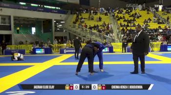 Jacirah Elise Clay vs Cheima Kenza F. Boudjeniba 2025 World Jiu-Jitsu IBJJF Championship