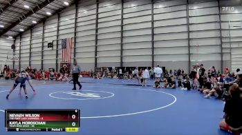 127 lbs Quarters - Nevaeh Wilson, The Fort Lady Hammers vs Kayla Moroschan, Team Ohio Gold