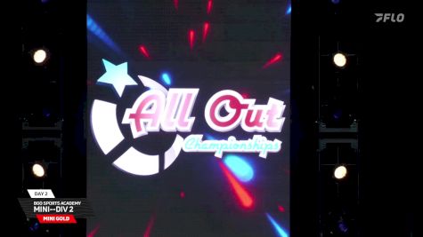 BGO Sports Academy - Mini--Div 2 [2026 Mini Gold Day 2] 2026 The All Out Grand Nationals