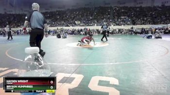 6A-113 lbs Quarterfinal - Hayden Wright, Yukon vs Bryson Humphries, Owasso