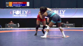 55 kg Gold - Jacarra Winchester, USA vs Karla Godinez, CAN