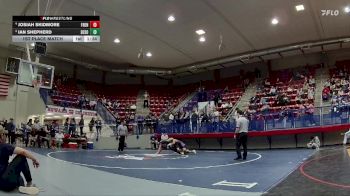 144 lbs 1st Place Match - Josiah Skidmore, French Camp Academy vs Ian Shepherd, Desoto Central