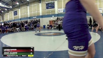 175 lbs Semis & Wb (16 Team) - Denny Allgood, Bloomington South vs Jayden Parker, New Haven