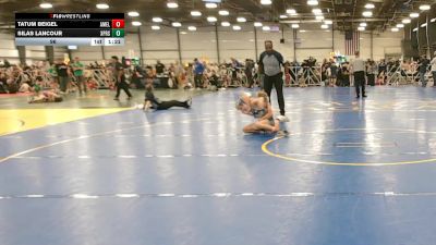 96 lbs Round 3 - 12:30pm Saturday - Silas Lancour, Terps XPress vs Tatum Beigel, America Elite