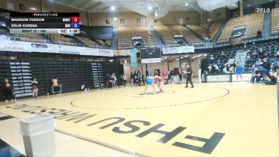 160 lbs Champ. Round 1 - Madison Parson, Minot State vs Zolie Kurena, Murray State