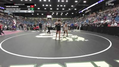 130 lbs 5th Place Match - Reddi Johnson, Kansas City - Washington HS vs Brooklynn Kelly, Great Bend Hs