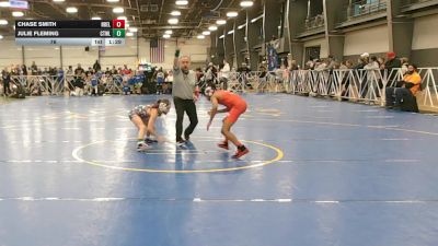76 lbs Round 1 - 9:00am Friday - Chase Smith, Nebraska Elite vs Julie Fleming, CTWHALE