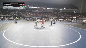 D 1 165 lbs Champ. Round 1 - James Pote, Brother Martin vs Ethan Sanders, Walker