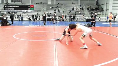 106 lbs Consi Of 32 #2 - Alex Spagnuolo, NJ vs Josh Perez, CT