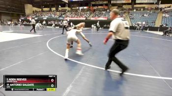 125 lbs Cons. Round 4 - 1 Aden Reeves, Grand View vs 11 Antonio Saldate, Life