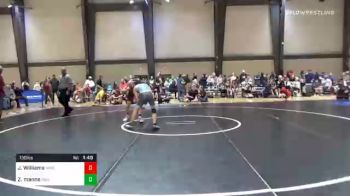 130 lbs Quarterfinal - Jeffrey Van Williams, Woodstock Wrestling Club vs Zachery Manns, Roundtree Wrestling Academy
