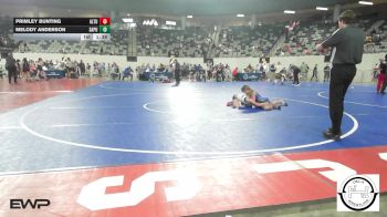 88 lbs Quarterfinal - Primley Bunting, Altus JH vs Melody Anderson, Sapulpa Jr High