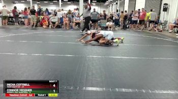 150 lbs Round 3 (6 Team) - Micha Cottrell, Team Shutt GT vs Connor Messner, Moser`s Mat Monsters