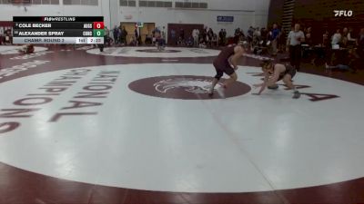 141 lbs Champ. Round 2 - Alexander Spray, Concordia Moorhead vs Cole Becker, Augsburg
