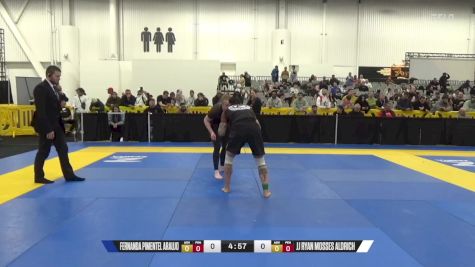 JJ Ryan Mosses Aldrich vs Fernanda Pimentel Araujo 2024 World IBJJF Jiu-Jitsu No-Gi Championship