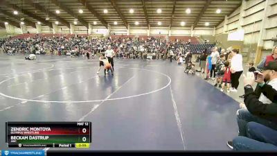 52 lbs Champ. Round 1 - Zendric Montoya, Olympus Wrestling vs Beckam Dastrup, JWC