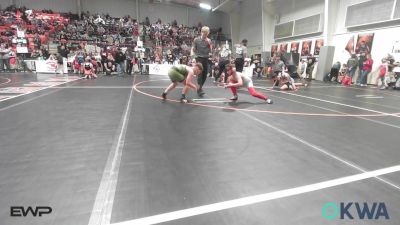 100 lbs Quarterfinal - Noah Herron, Collinsville Cardinal Youth Wrestling vs Logan Kaiser, Team Tulsa Wrestling Club