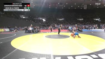 3A Boys 120 lbs Quarterfinal - Adan De La Fuente, Nyssa Boys vs Johnathan Hernandez-Rubio, Yamhill-Carlton Boys
