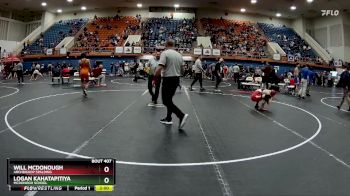 132 lbs 1st Place Match - Logan Kahatapitiya, McDonogh School vs Will McDonough, Archbishop Spalding