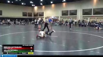 70 lbs Finals (2 Team) - Kellen Mitchell, Alabama Elite vs Breckin Wittenburg, Iowa Black
