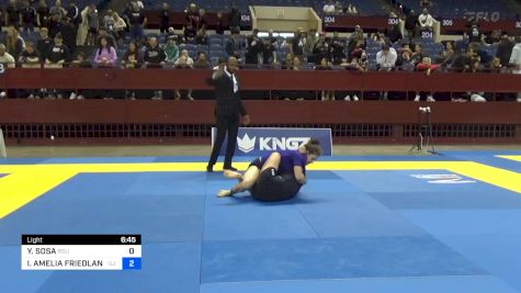 YESENIA SOSA vs ISADORA AMELIA FRIEDLANDER 2024 Pan IBJJF Jiu-Jitsu No-Gi Championship